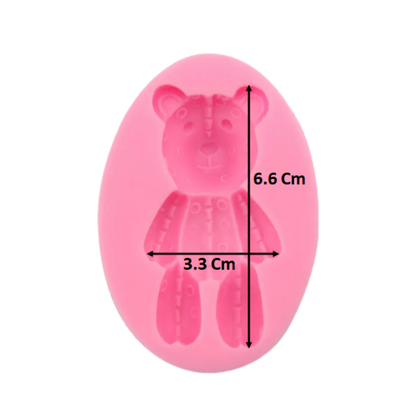 Molde de Silicona para Osito 3D