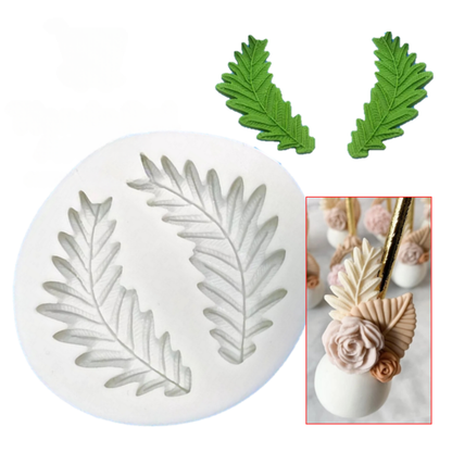 Molde de Silicona Hoja Tropical