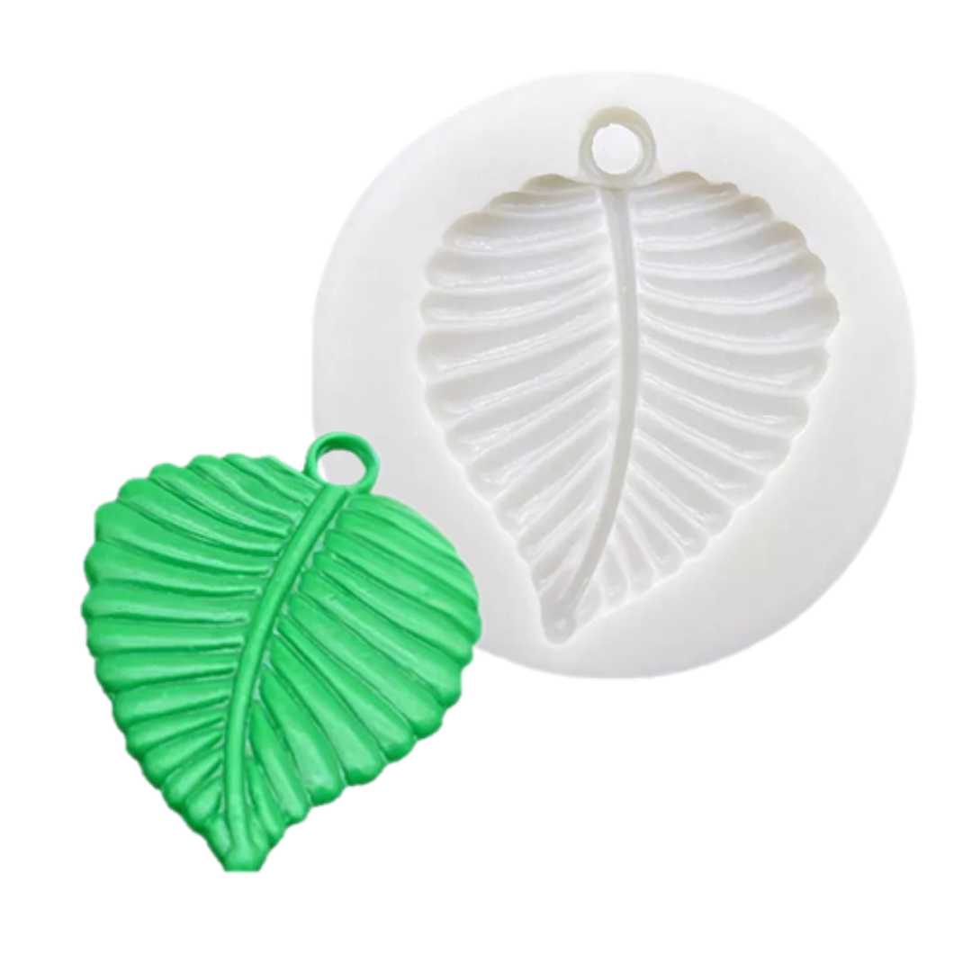 Molde de Silicona Hoja Tropical