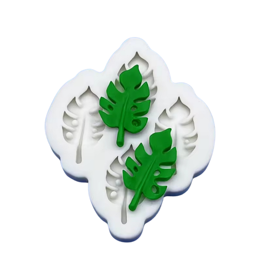 Molde de Silicona Hojas Monstera Mini