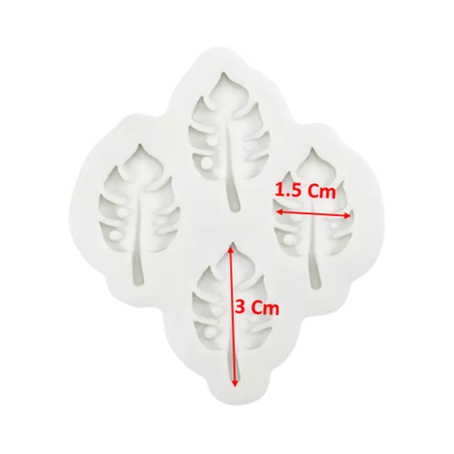 Molde de Silicona Hojas Monstera Mini