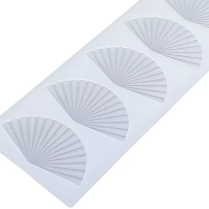 Molde de Silicona Abanicos Texturizados