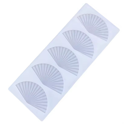 Molde de Silicona Abanicos Texturizados