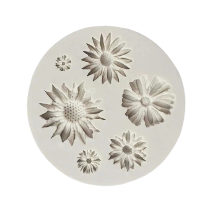 Molde de Silicona Flores