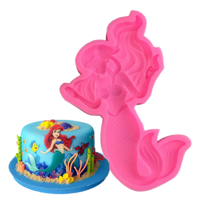 Molde de Silicona Sirena Fantástica