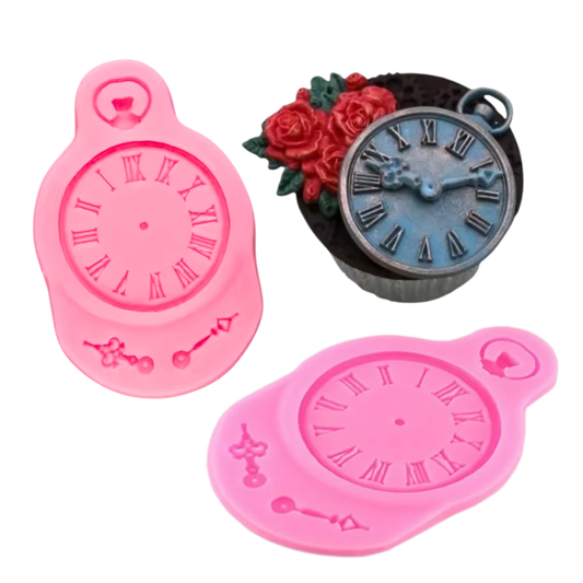Molde de Silicona Reloj Vintage