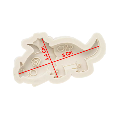 Molde de Silicona Triceratops