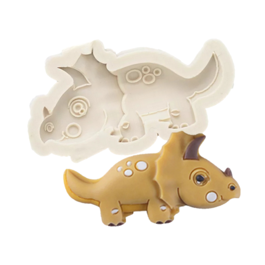 Molde de Silicona Triceratops