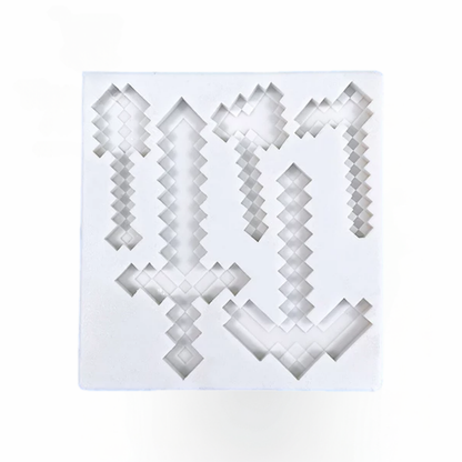 Molde de Silicona Espadas Minecraft