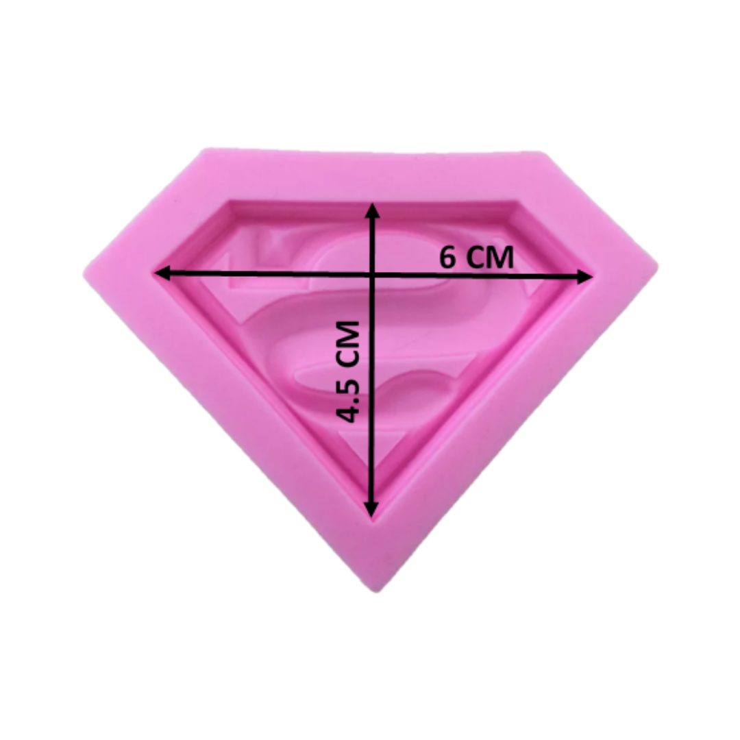 Molde de Silicona Superman