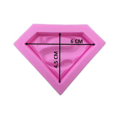 Molde de Silicona Superman