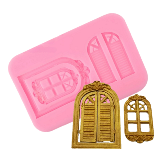 Molde de Silicona Ventanas Decorativas Vintage