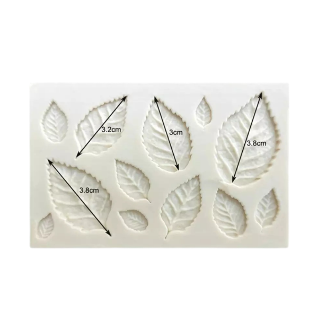 Molde de Silicona para Hojas Decorativas