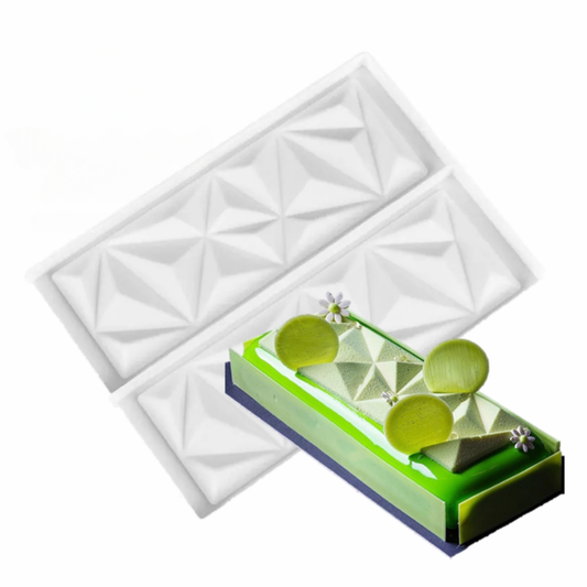 Molde de Silicona Tableta Rectangular Geométrico
