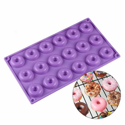 Molde de Silicona para Mini Donas