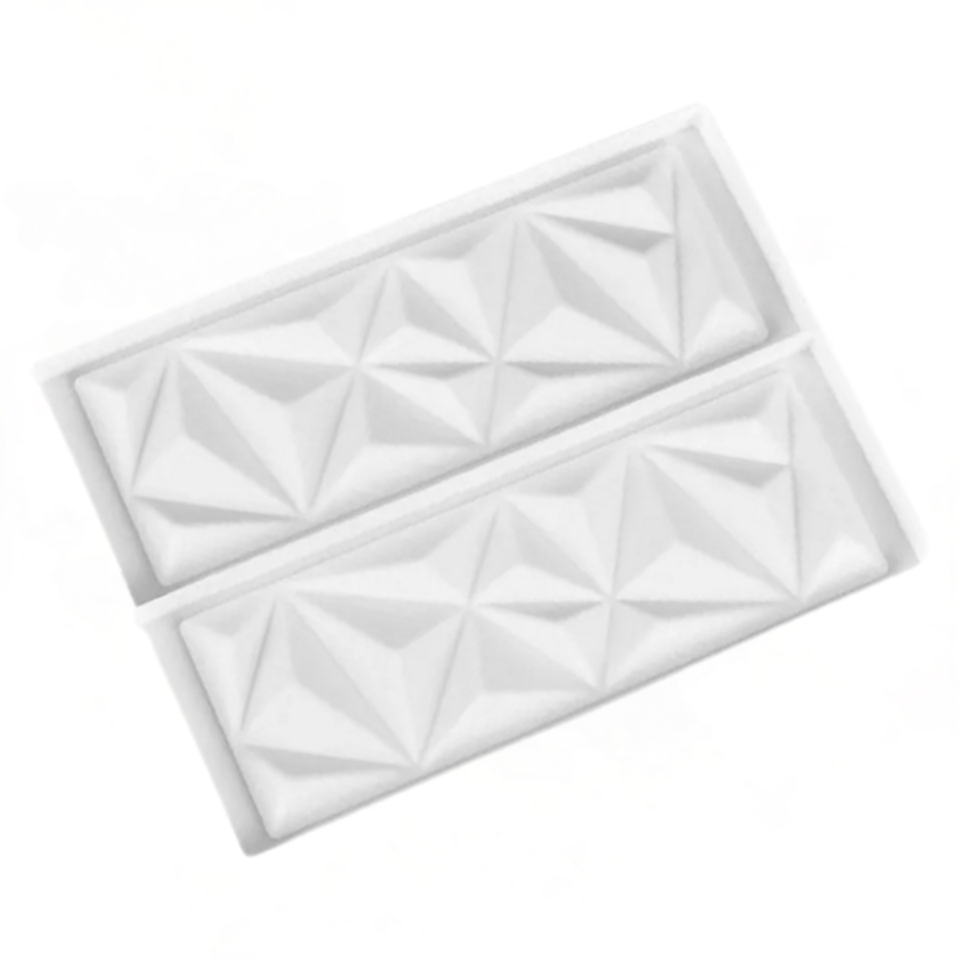Molde de Silicona Tableta Rectangular Geométrico