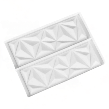 Molde de Silicona Tableta Rectangular Geométrico