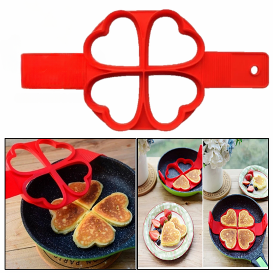 Molde de Silicona para Pancakes en Forma de Corazón