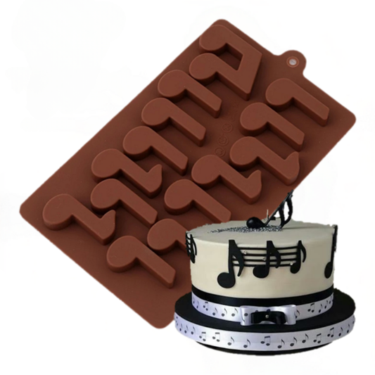 Molde de Silicona Notas Musicales