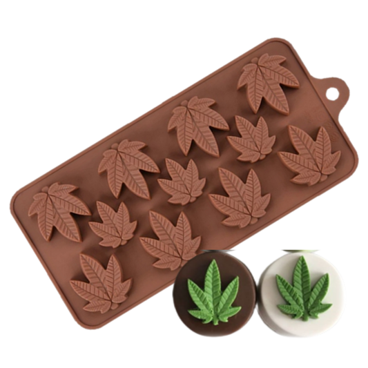 Molde de Silicona con Diseño de Hoja
