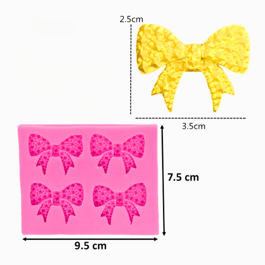 Molde de Silicona para Moños Decorativos