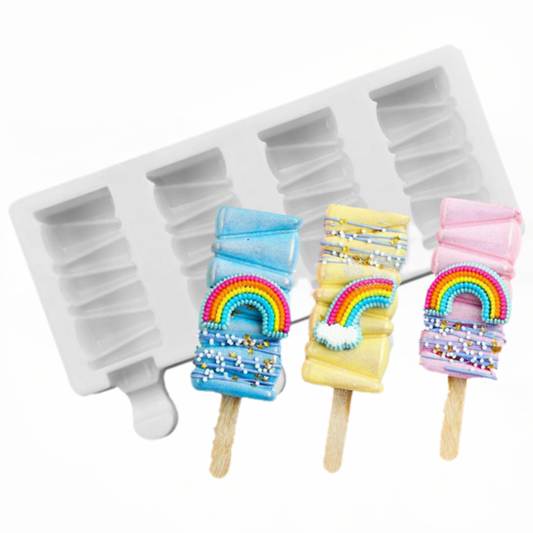 Molde de Silicona para Paletas Geométricas