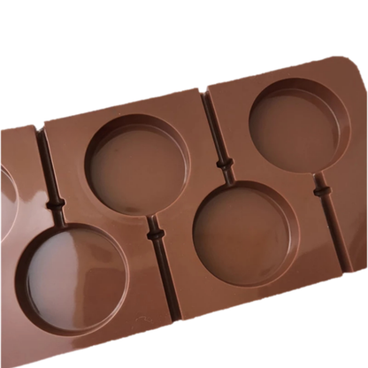 Molde de Silicona para Lollipop Redondas