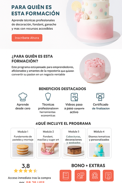 Fondant/Pastillaje: Pastelería Artística